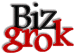 Bizgrok cute logo