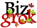 Bizgrok Fall logo